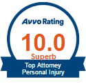Avvo Rating | 10.0 Superb | Top Attprney | Personal Injury
