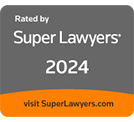 Rated By | Super Lawyers | 2024 | Visit SuperLawyers.com
